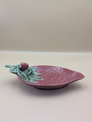Bordallo Pinheiro Strawberry Dish