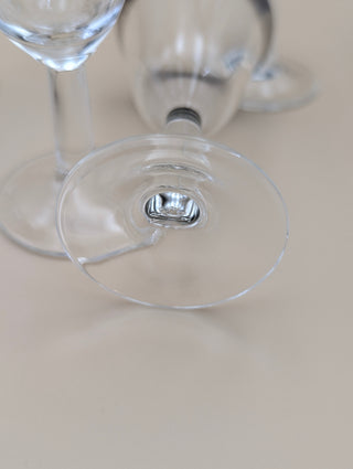 Silver Ombre Cordial Glasses Set of 4