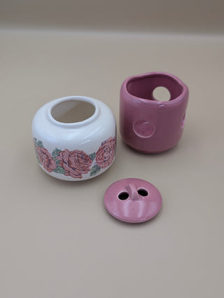 Rose Ceramic Potpourri Warmer