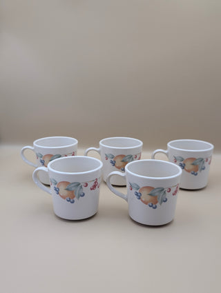 Corning USA Fruit Mugs Set of 5