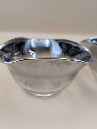 Set of 2 Smokey Ombre Glass Bowls