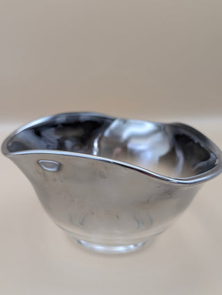 Set of 2 Smokey Ombre Glass Bowls