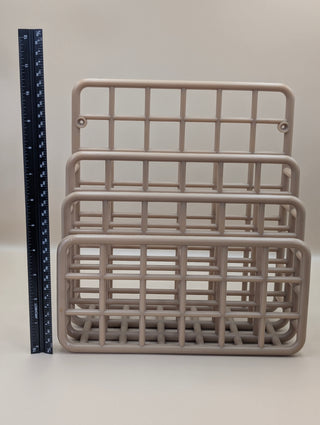 Yaffa Mini Catchall Plastic Organizer Tan