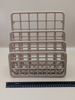 Yaffa Mini Catchall Plastic Organizer Tan