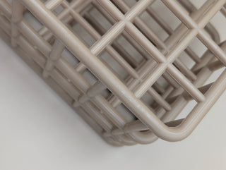 Yaffa Mini Catchall Plastic Organizer Tan