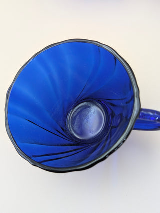Cobalt Blue Teacups set of 4