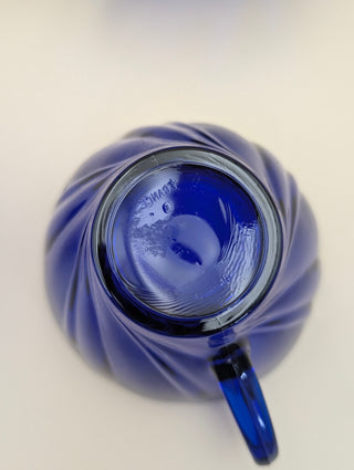 Cobalt Blue Teacups set of 4