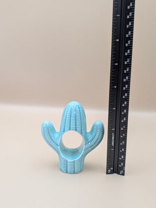 Set of 8 Cactus Napkin Rings