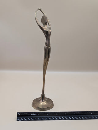 Brass Woman Sculpture 11.5 inches