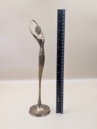 Brass Woman Sculpture 11.5 inches