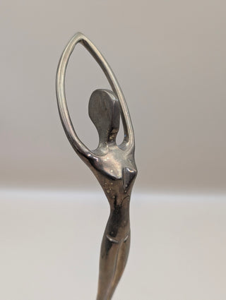Brass Woman Sculpture 11.5 inches