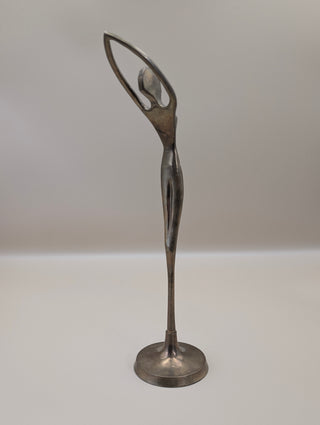 Brass Woman Sculpture 11.5 inches