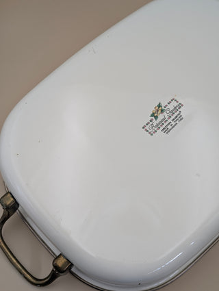 Floral Enamelware Roasting Pan