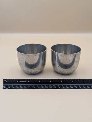 Pewter Jefferson Cups set of 2
