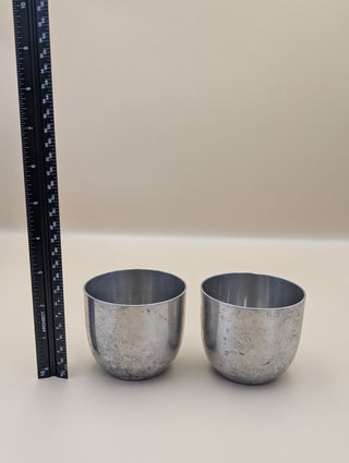 Pewter Jefferson Cups set of 2