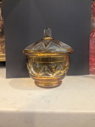 Amber Candy Dish