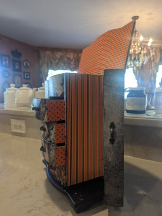 Upcycled Halloween/Autumn Fairy Jewelry Box
