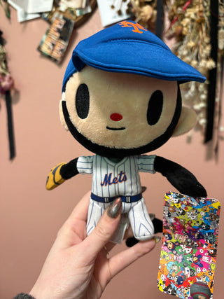 tokidoki x MLB New York Mets Monkey Maxx plush