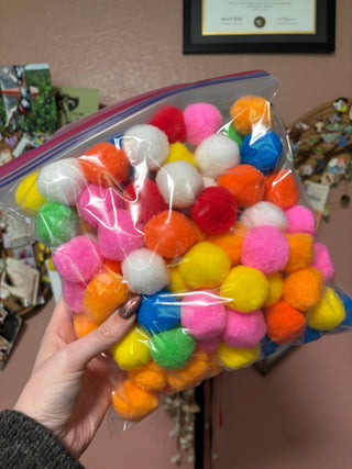Bag of Pom Poms