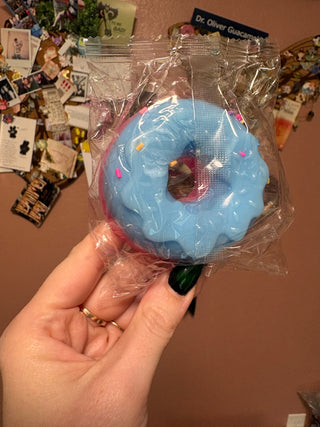 Blue Donut Squishy Toy