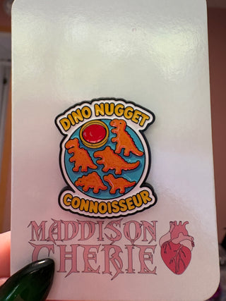 Dino Nugget Enamel Pin