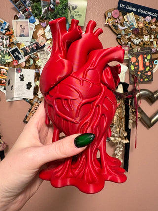 Large Red Melty Heart
