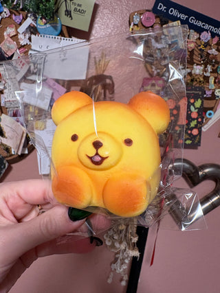 Bear Bread Squishy Toy