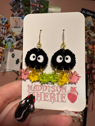 Soot Sprite Star Dangles Gold Hardware