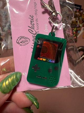 Green GB Keychain