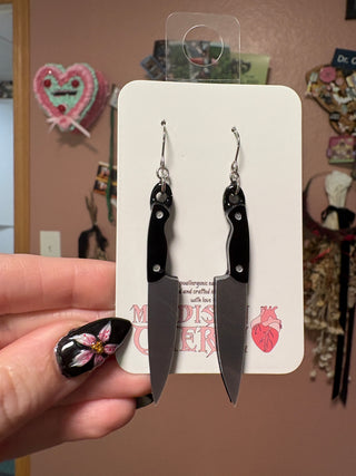Large Knives - Acrylic Earrings
