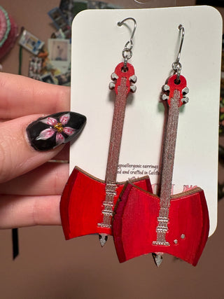 Axe Bass Earrings
