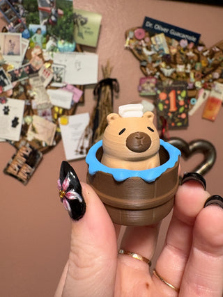Capybara Clicker Keychain