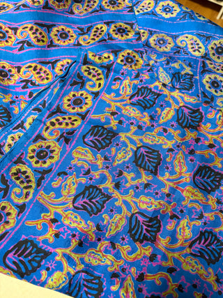 Blue Batik Scarf
