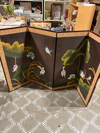 MCM Vintage Silk Screen - Birds