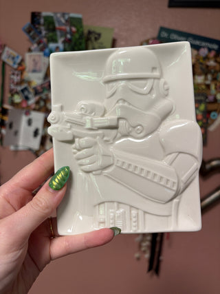 Hallmark Star Wars Stormtrooper ceramic tray