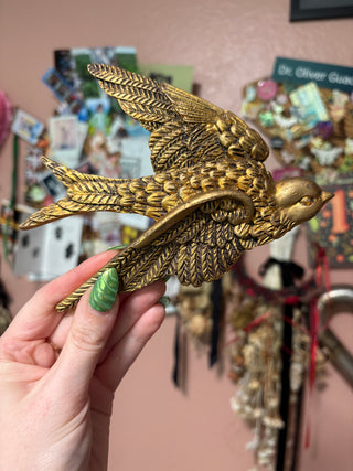 3D Flying Swallow Wall Art