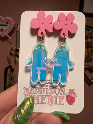 Bubble Buddy w/ Flower Post Earrings