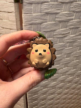 Hedgehog Clicker Keychain