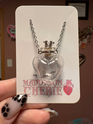 Heart Shaped Jar Necklace