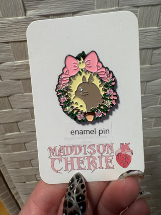 Totoro Wreath Pin