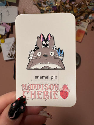 Totoro and Friends Enamel Pin