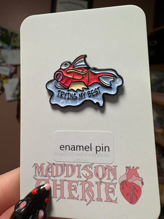 Trying my Best Magikarp Enamel Pin