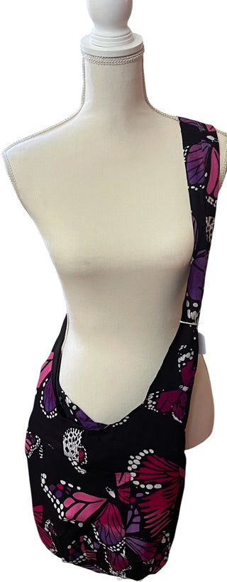RSV-Boho Bag w/zipper Butterfly Print - NIS