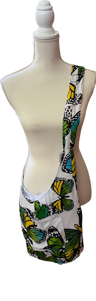 RSV-Boho Bag w/zipper Butterfly Print - NIS