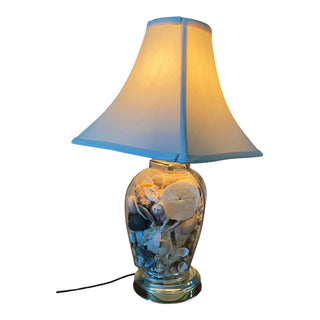 Vintage Costal Seashell Lamp Circa 1980