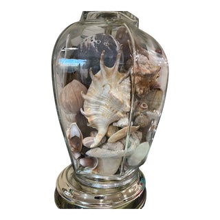 Vintage Costal Seashell Lamp Circa 1980