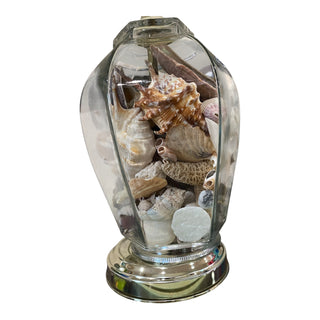 Vintage Costal Seashell Lamp Circa 1980