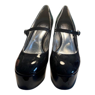 Mix No.6 Women's Pumps Black Patent Platform Heels Size 6.5
