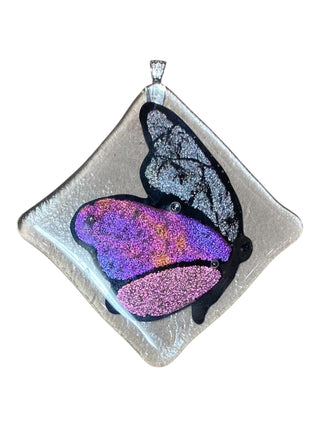 Art Glass Butterfly Two 3.25 inch