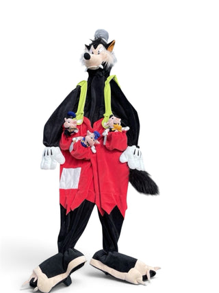 Vintage Disney Store Catalog Big Bad Wolf Piglets Costume Adult XXL Halloween Promo